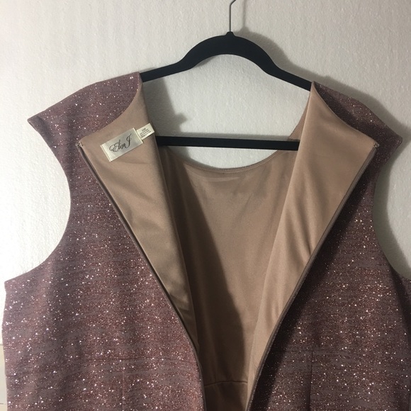 NWT Eliza J Embellished Sparkle Knit Sheath Dress - Picture 7 of 8